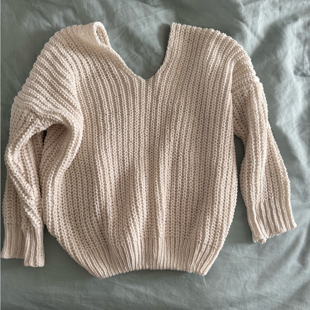 superdown Textured Cream Sweater - Picture 2 of 5